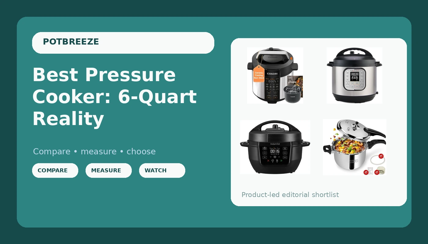 Best Small Pressure Cooker: 3-Quart Reality - PotBreeze review with measurements and honest opinion