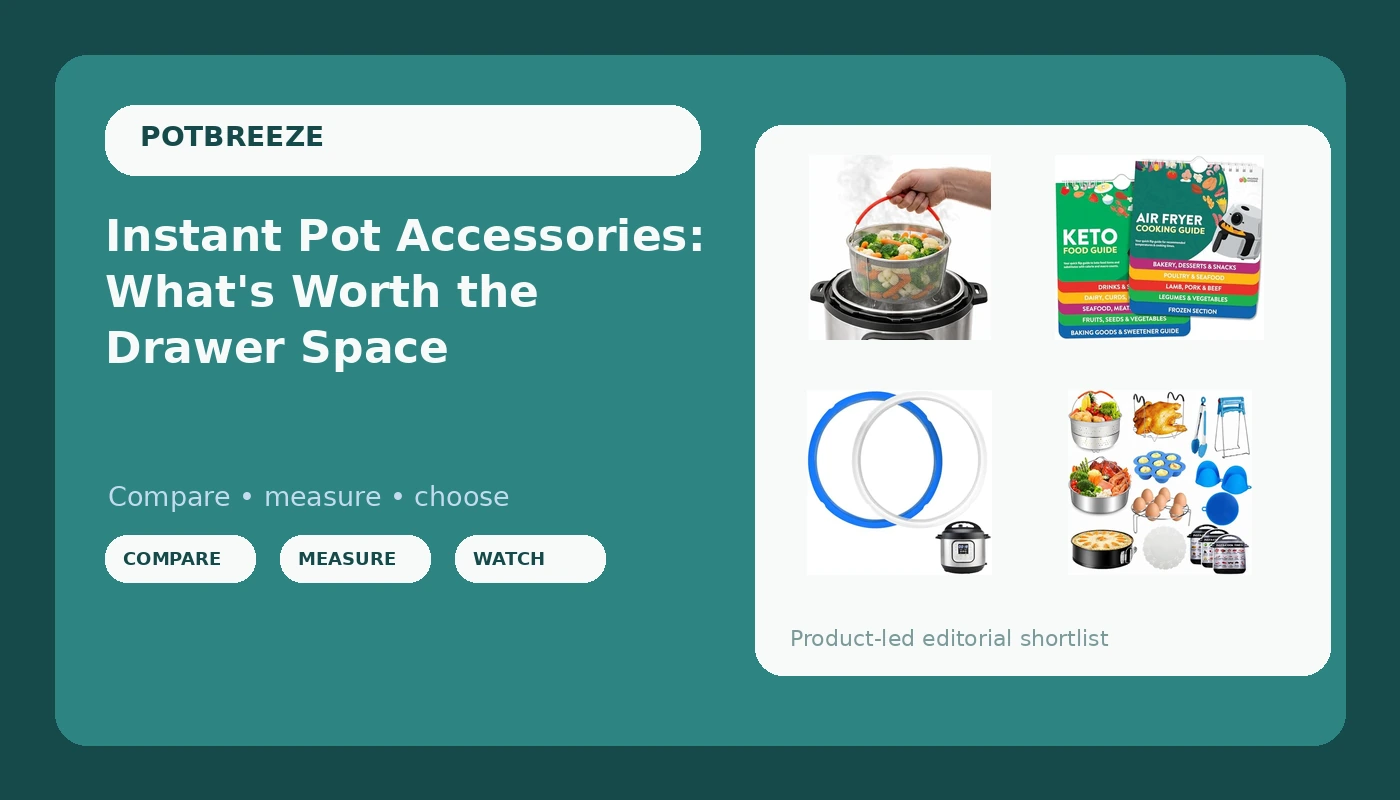 Instant Pot Accessories: What's Worth the Drawer Space - PotBreeze review with measurements and honest opinion