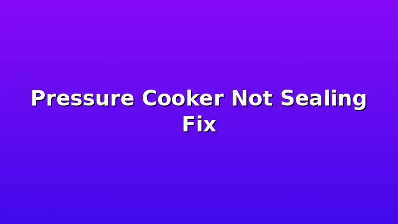 Pressure Cooker Not Sealing Fix - PotBreeze review with measurements and honest opinion