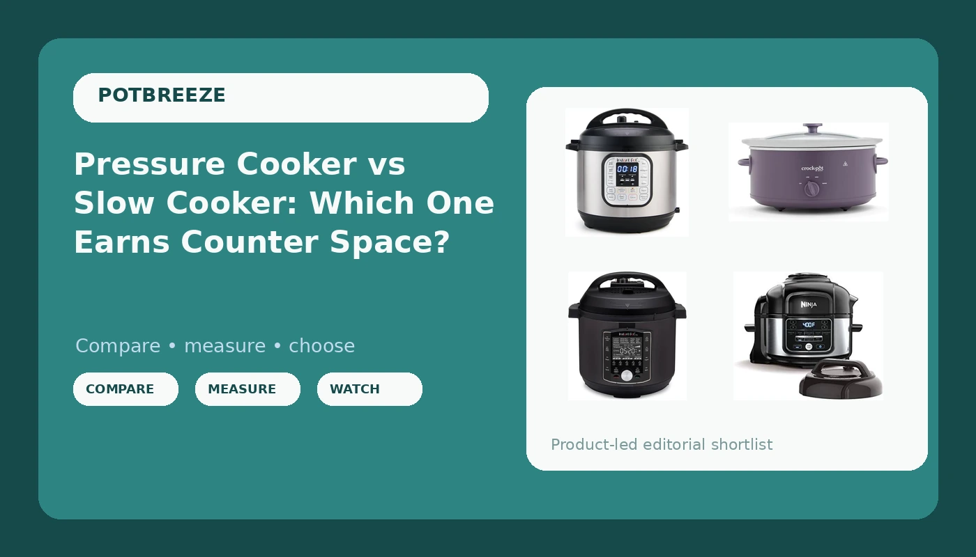 Pressure Cooker vs Slow Cooker: Which One Earns Counter Space? - PotBreeze review with measurements and honest opinion