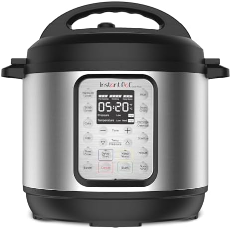 Instant Pot Duo Plus 6 Qt 9-in-1 Electric Pressure Cooker, Stainless Steel