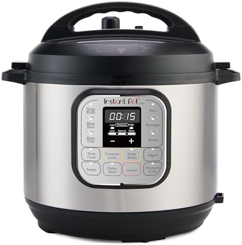 Instant Pot Duo 7-in-1 Mini Electric Pressure Cooker, Slow Rice Cooker, Steamer, Sauté, Yogurt Maker, Warmer & Sterilizer, Includes Free App with over 1900 Recipes, Stainless Steel, 3 Quart