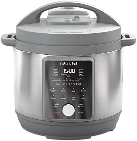Instant Pot Duo Plus 6 Qt 9-in-1 Electric Pressure Cooker, Stainless Steel